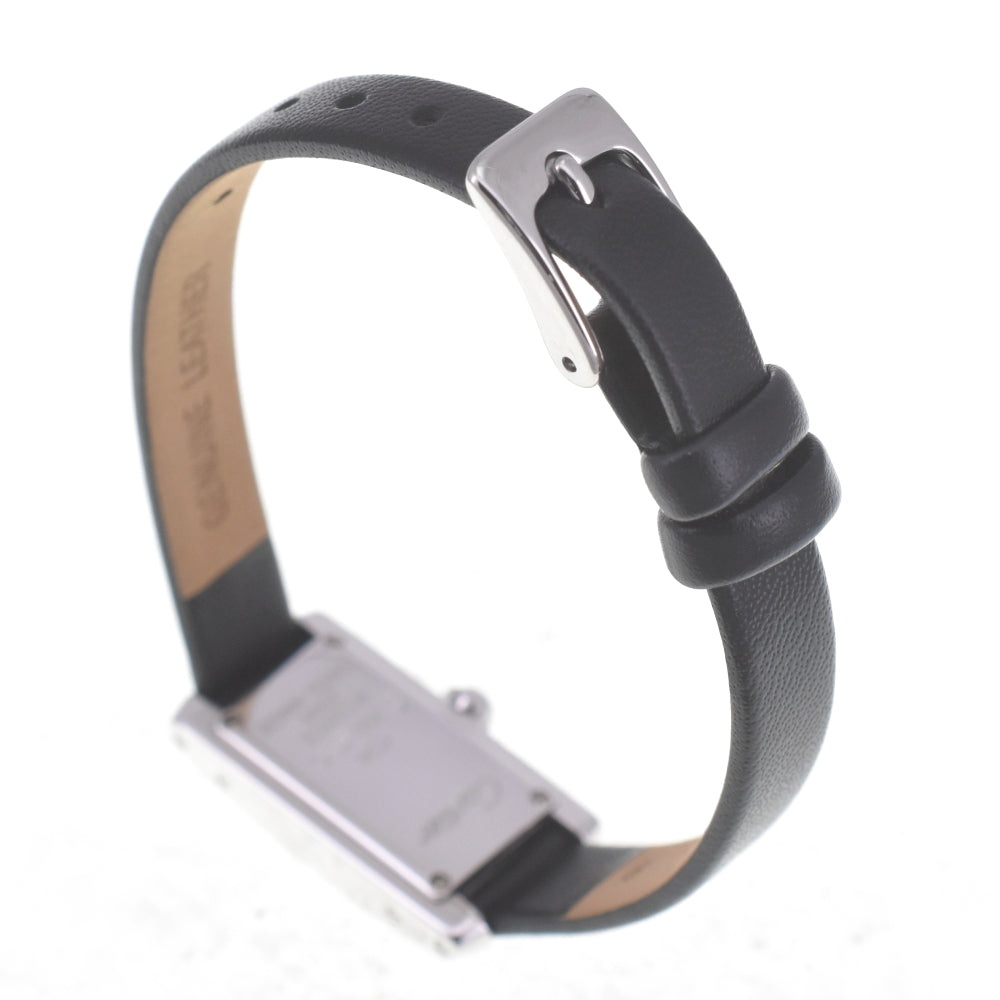 CARTIER Raniere Tank Alonge WJ2003W3 Diamond Bezel Silver Dial Quartz Ladies
 Watch R#141573