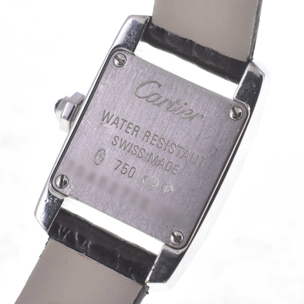 CARTIER Tan Kissim W650029H K18WG Silver Dial Quartz Ladies
 Watch R#141574