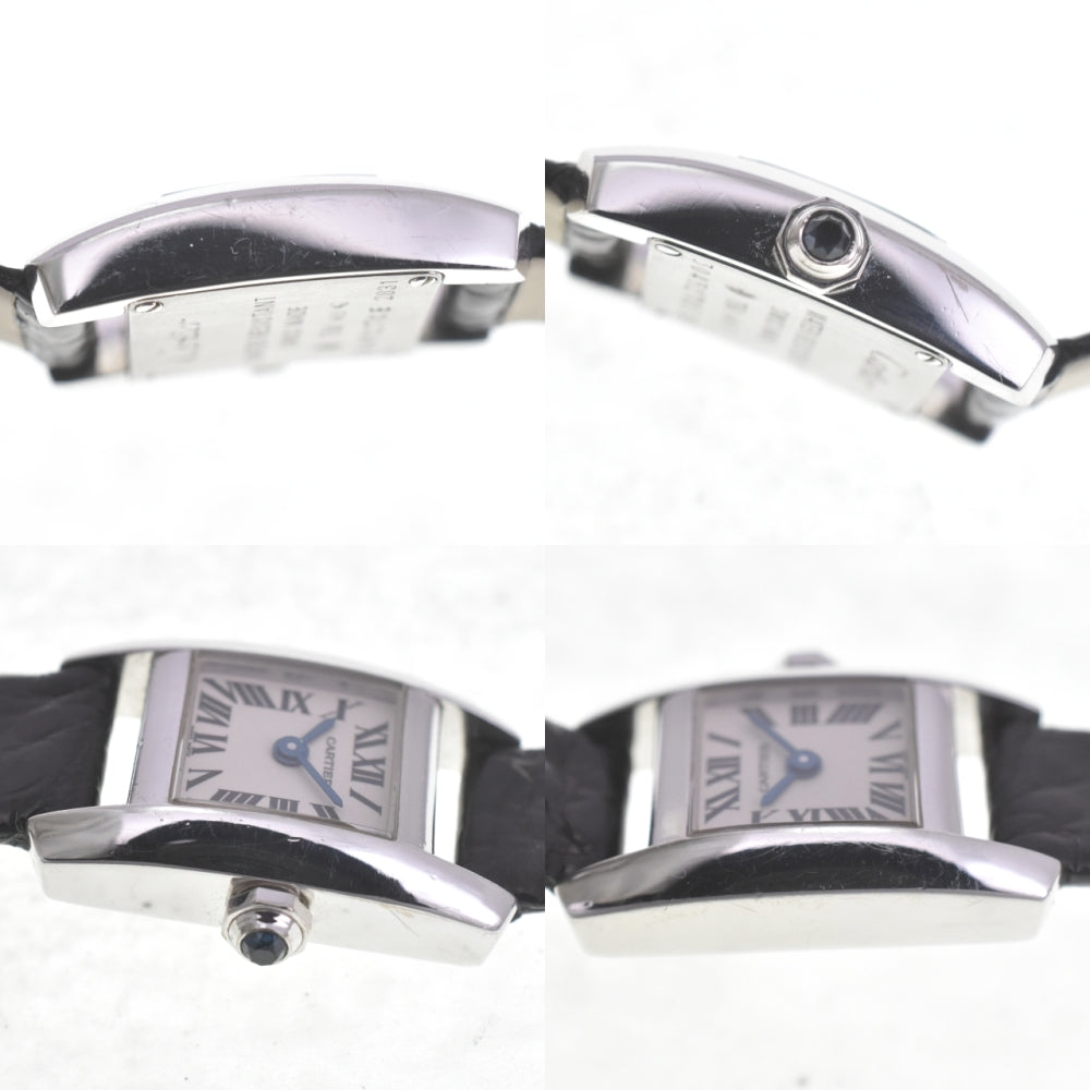 CARTIER Tan Kissim W650029H K18WG Silver Dial Quartz Ladies
 Watch R#141574