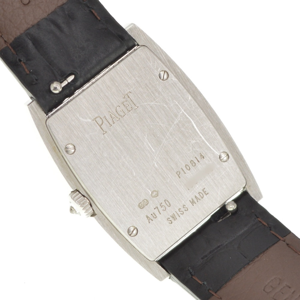 PIAGET Limelight P10814 K18WG side diamond Silver Dial Quartz Ladies
 Watch R#141577