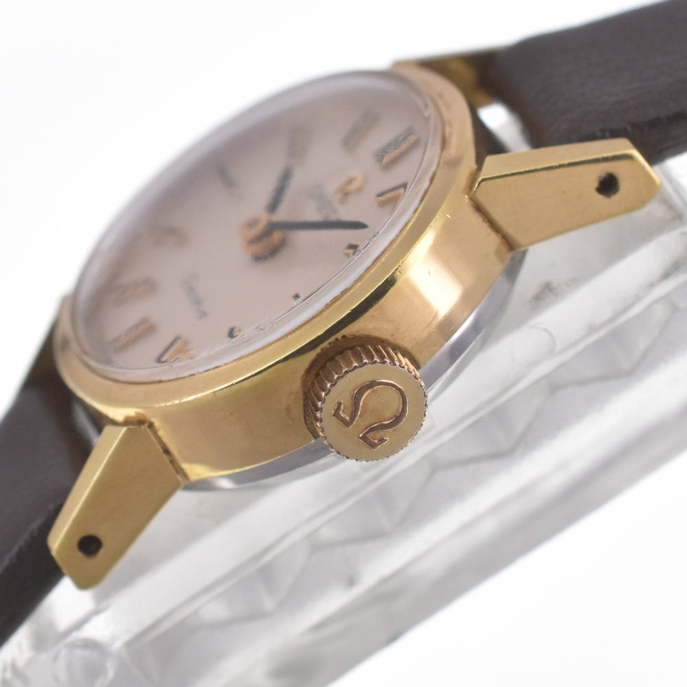 OMEGA Geneva 511.238 vintage Cal.484 Silver Dial Hand Winding Ladies
 Watch C#141582