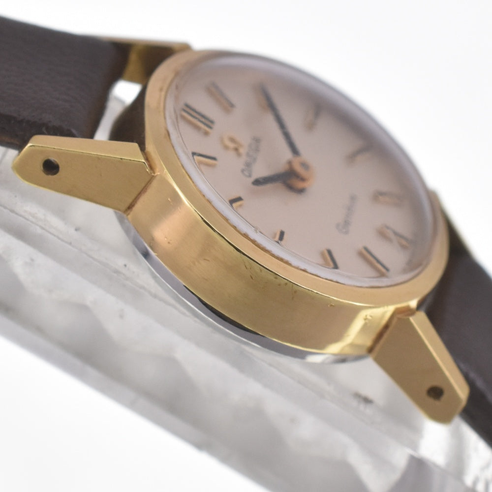 OMEGA Geneva 511.238 vintage Cal.484 Silver Dial Hand Winding Ladies
 Watch C#141582