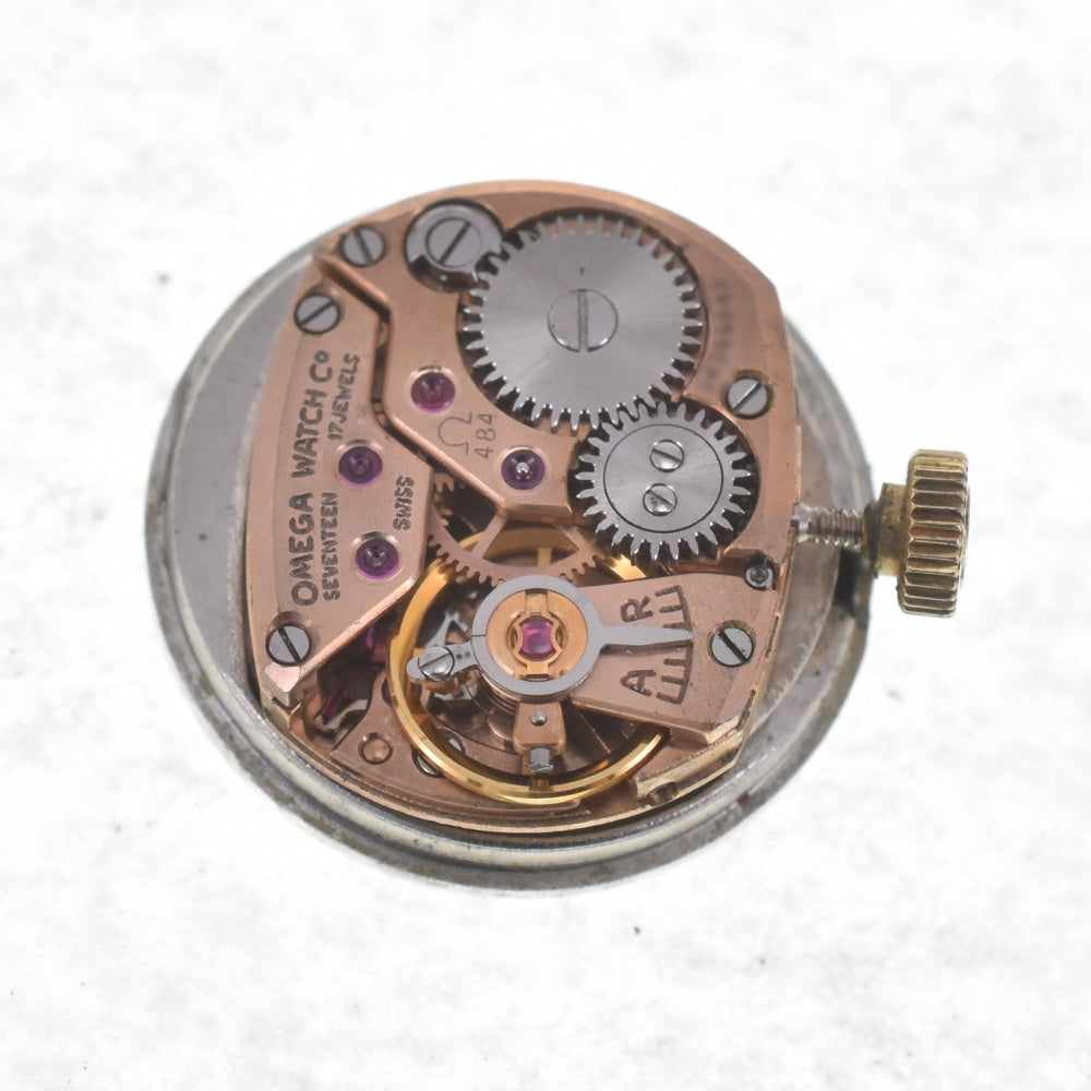 OMEGA Geneva 511.238 vintage Cal.484 Silver Dial Hand Winding Ladies
 Watch C#141582