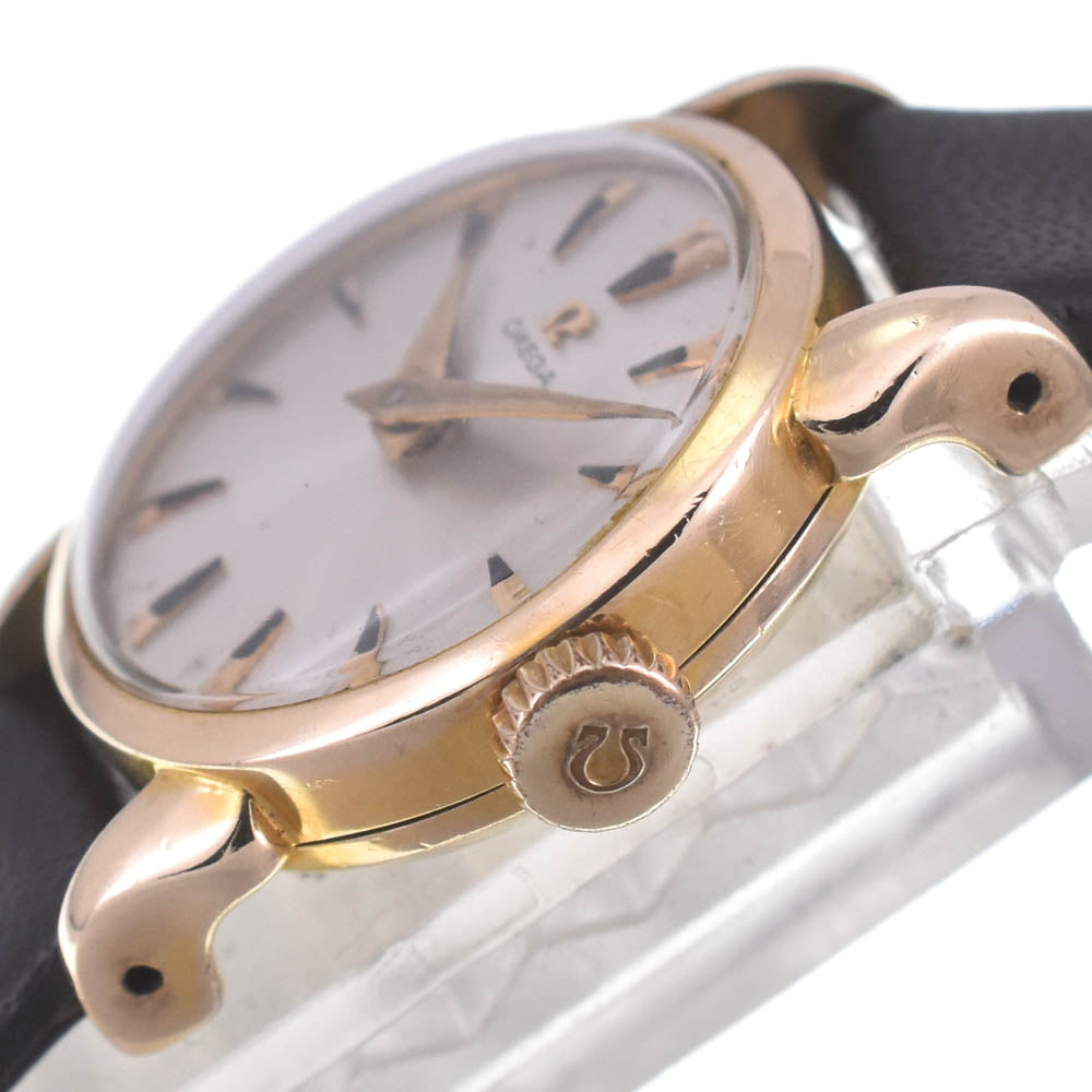 OMEGA 2443-35 vintage Cal.244 Silver Dial Hand Winding Ladies
 Watch C#141584