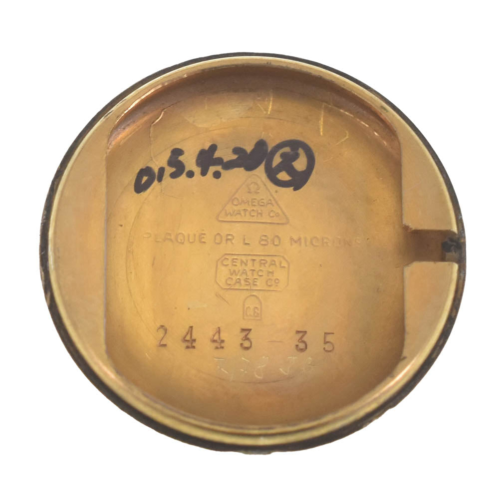 OMEGA 2443-35 vintage Cal.244 Silver Dial Hand Winding Ladies
 Watch C#141584