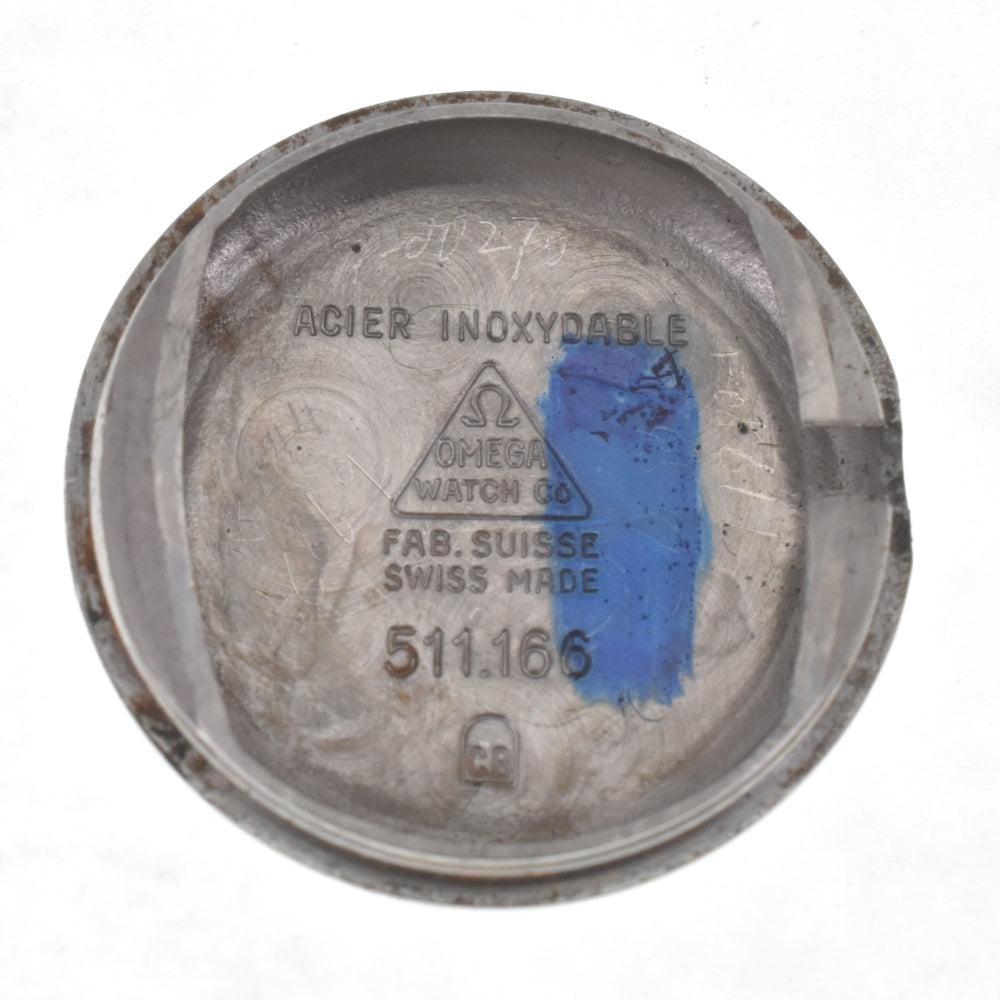 OMEGA 511.166 vintage Cut glass cal.484 Silver Dial Hand Winding Ladies
 Watch D#141589