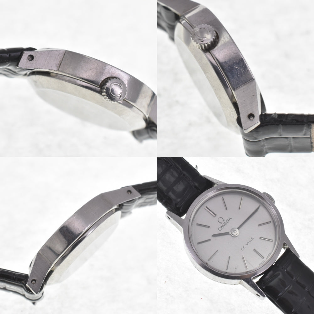 OMEGA De Ville 511.0371 vintage Cal.625 Silver Dial Hand Winding Ladies
 Watch D#141593