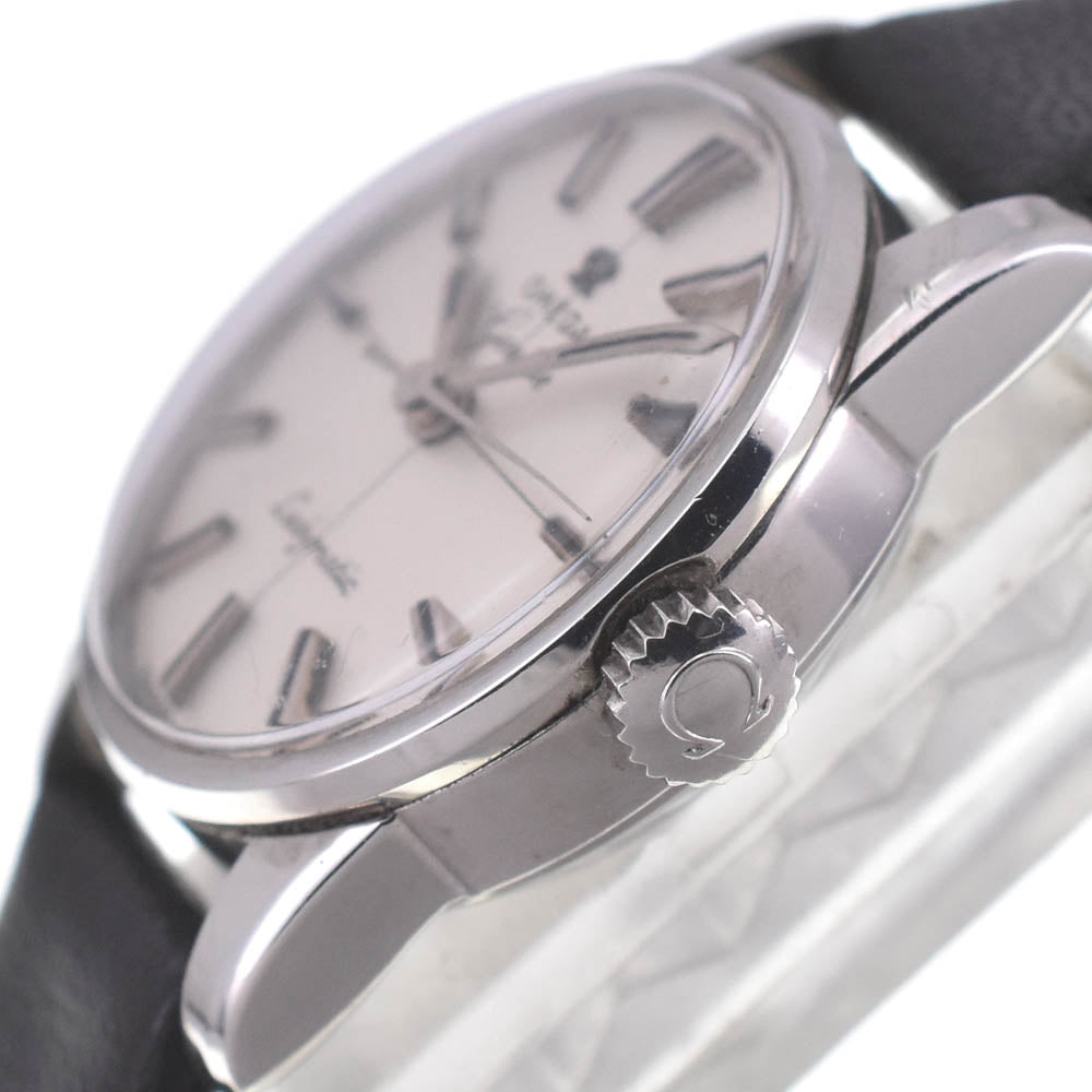 OMEGA Geneve Ladymatic Double Name 2978-62SC vintage Cal.455 Silver Dial Automatic Ladies
 Watch C#141595