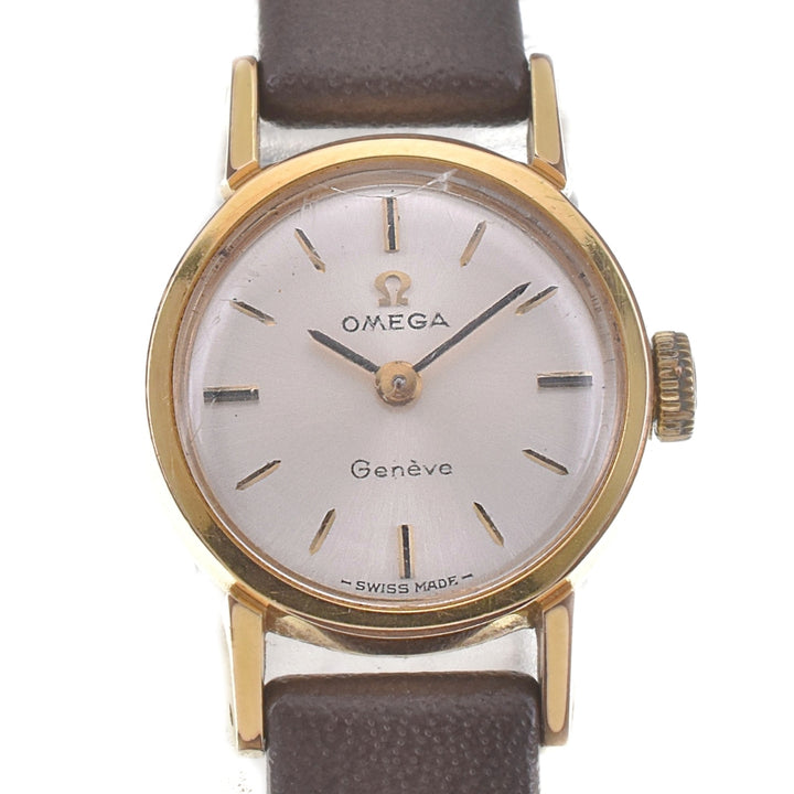 OMEGA Geneva 511.238 vintage Cal.484 Silver Dial Hand Winding Ladies
 Watch D#141598