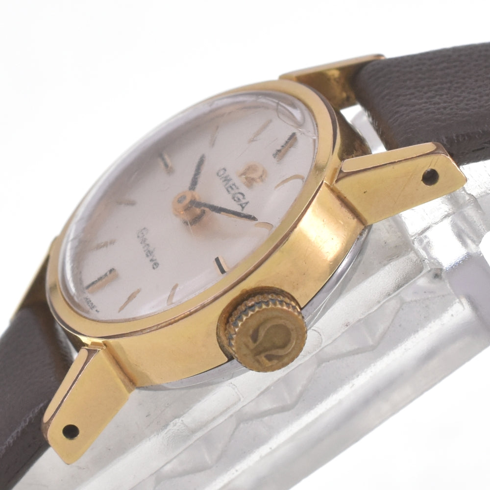 OMEGA Geneva 511.238 vintage Cal.484 Silver Dial Hand Winding Ladies
 Watch D#141598