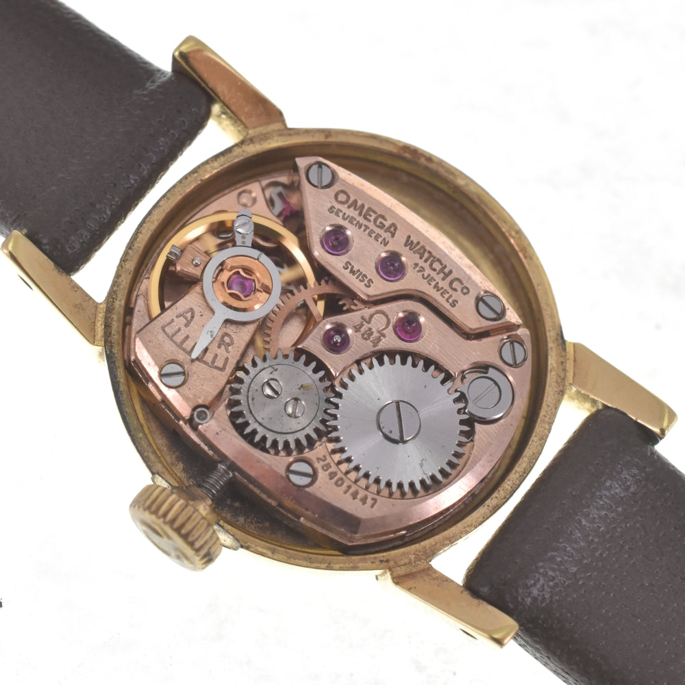 OMEGA Geneva 511.238 vintage Cal.484 Silver Dial Hand Winding Ladies
 Watch D#141598