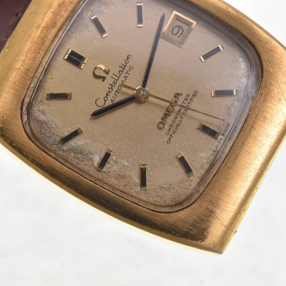 OMEGA Constellation vintage Date chronometer gold Dial Automatic Men's
 Watch C#141601