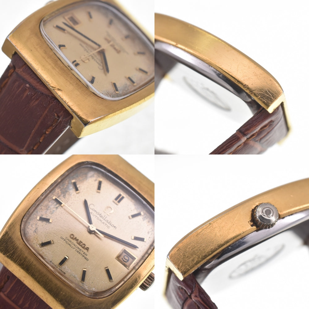 OMEGA Constellation vintage Date chronometer gold Dial Automatic Men's
 Watch C#141601