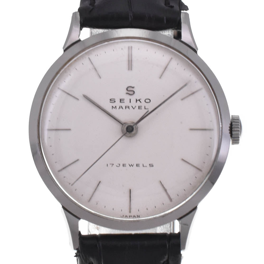 SEIKO Road marvel 13070M vintage Silver Dial Hand Winding Men's
 Watch I#141617