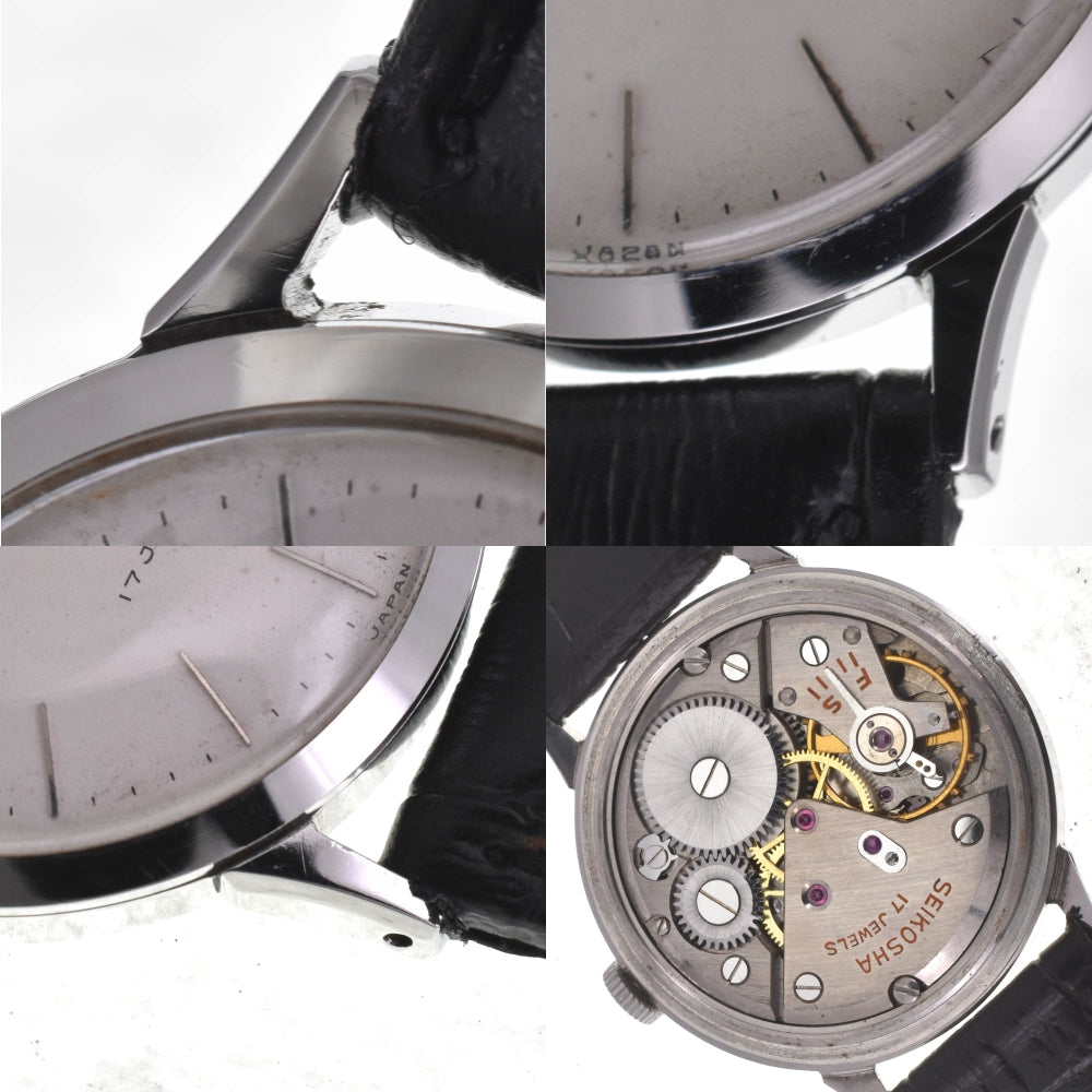 SEIKO Road marvel 13070M vintage Silver Dial Hand Winding Men's
 Watch I#141617