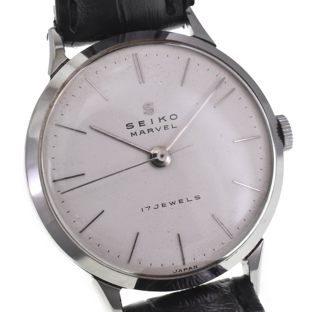 SEIKO Road marvel 13070M vintage Silver Dial Hand Winding Men's
 Watch I#141617