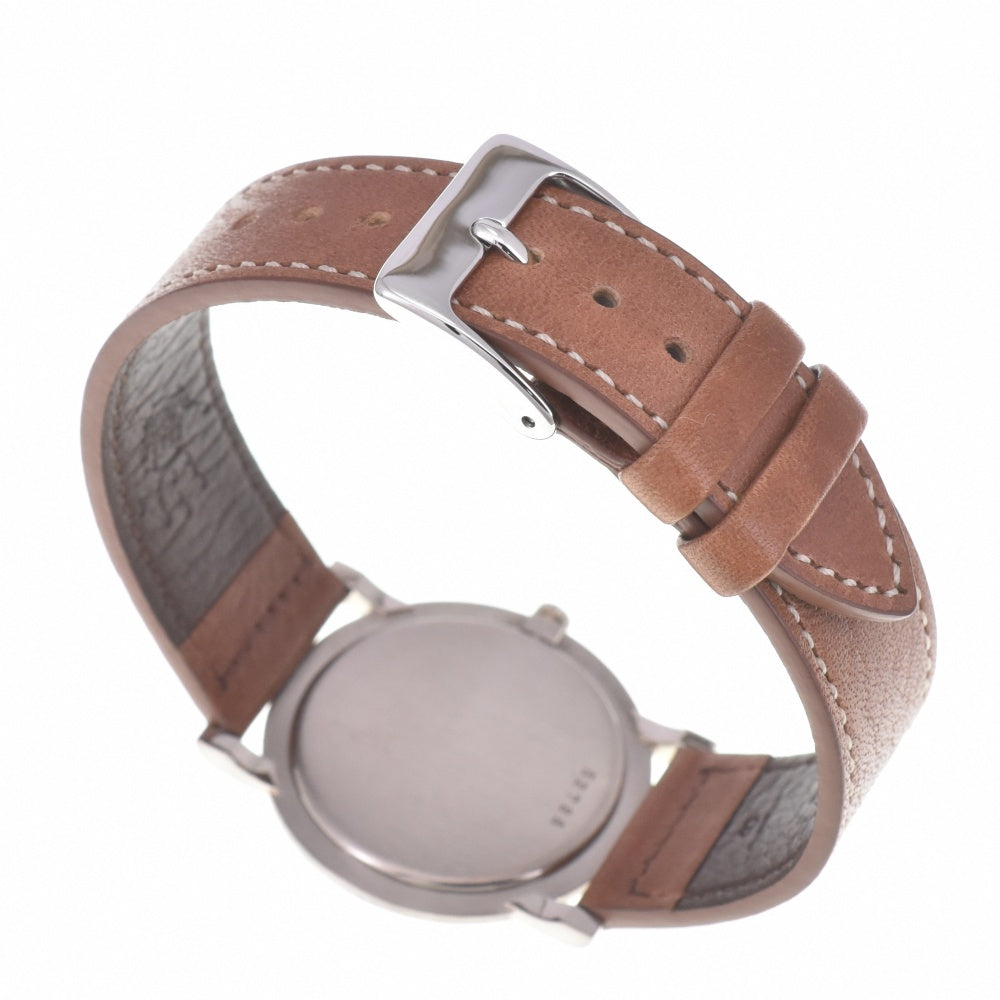 AUDEMARS PIGUET vintage K18WG / Leather Cal.2003 Silver Dial Hand Winding Men's
 Watch K#141657