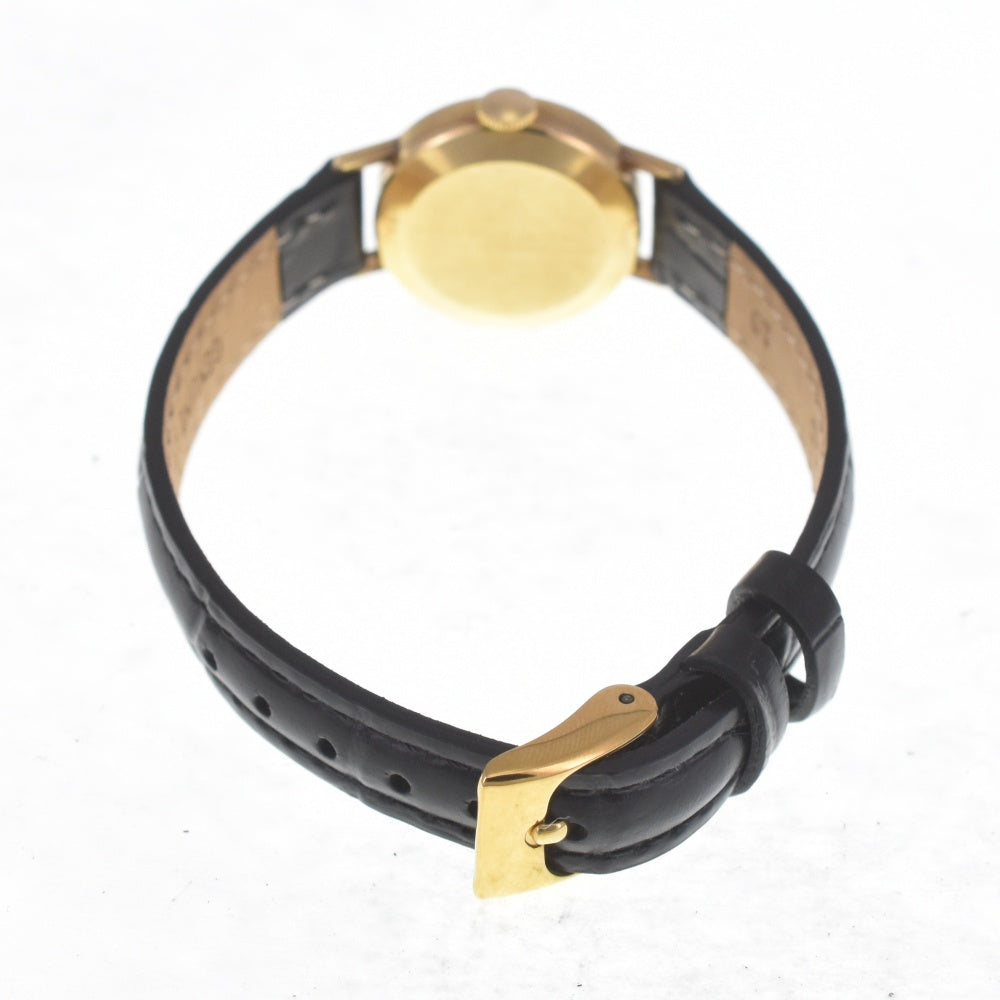 IWC SCHAFFHAUSEN vintage K18YG/Leather Cal.41 gold Dial Hand Winding Ladies
 Watch R#141660