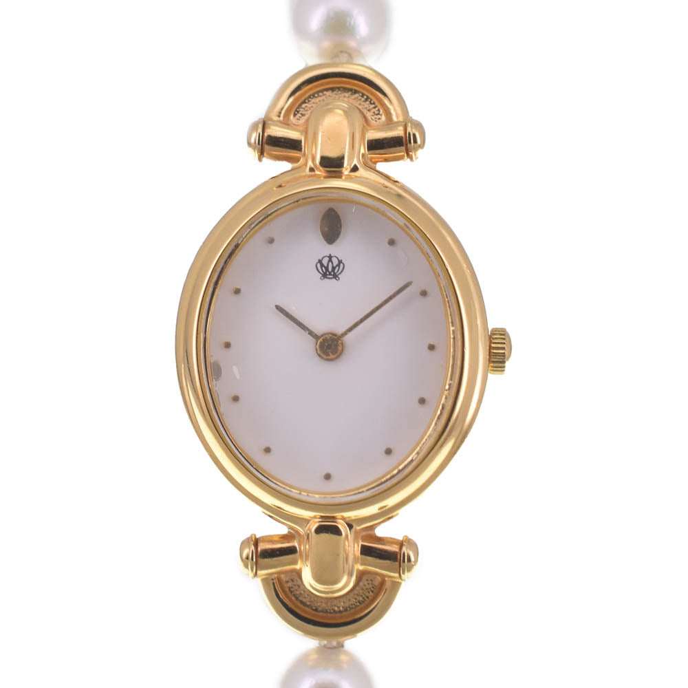 MIKIMOTO Pearl Watch white Dial Quartz Ladies
 Watch R#141678