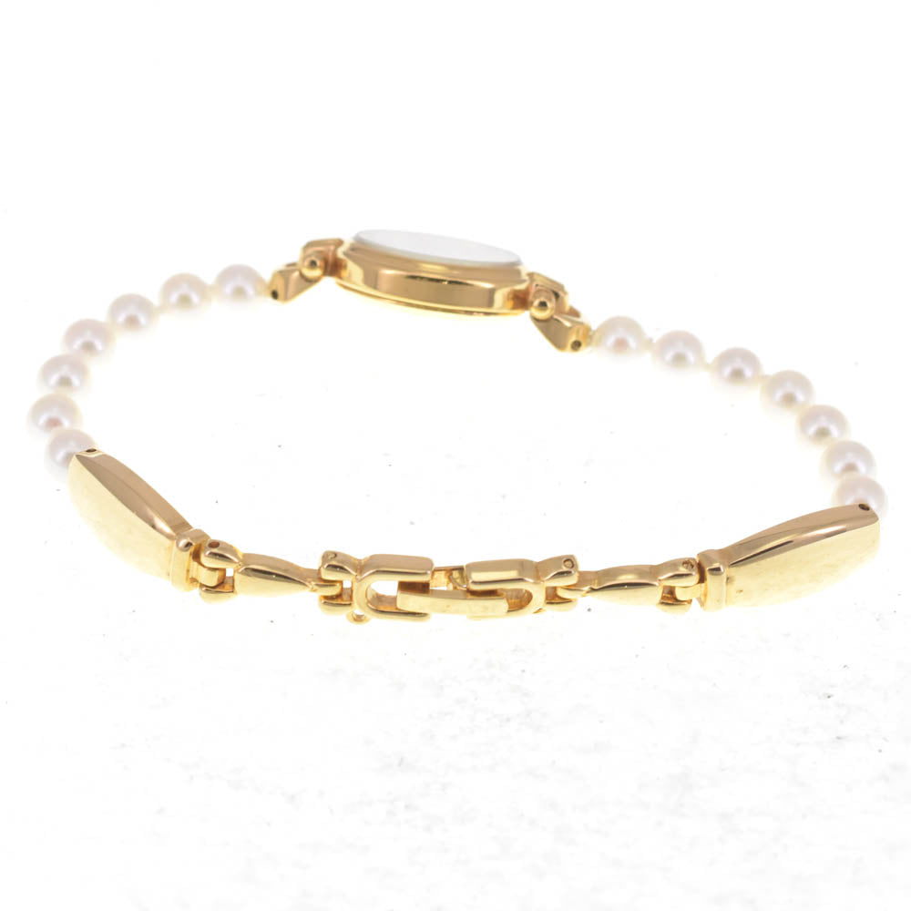 MIKIMOTO Pearl Watch white Dial Quartz Ladies
 Watch R#141678