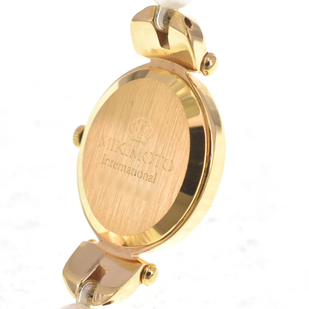 MIKIMOTO Pearl Watch white Dial Quartz Ladies
 Watch R#141678