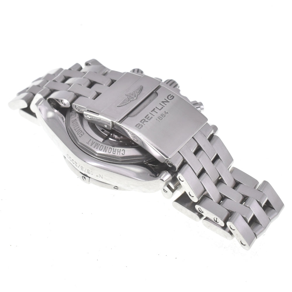 with paper BREITLING Windrider Chronomat 01 Limited AB0111 2000 limited black Dial Automatic Men's
 Watch A#141701