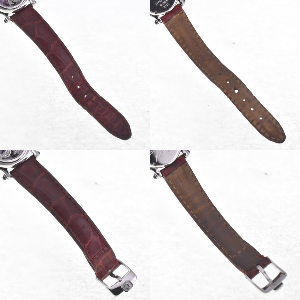 with paper Chopard Happy sports 27/8245-23 Moon star diamond Pink shell Dial Quartz Ladies
 Watch A#141707