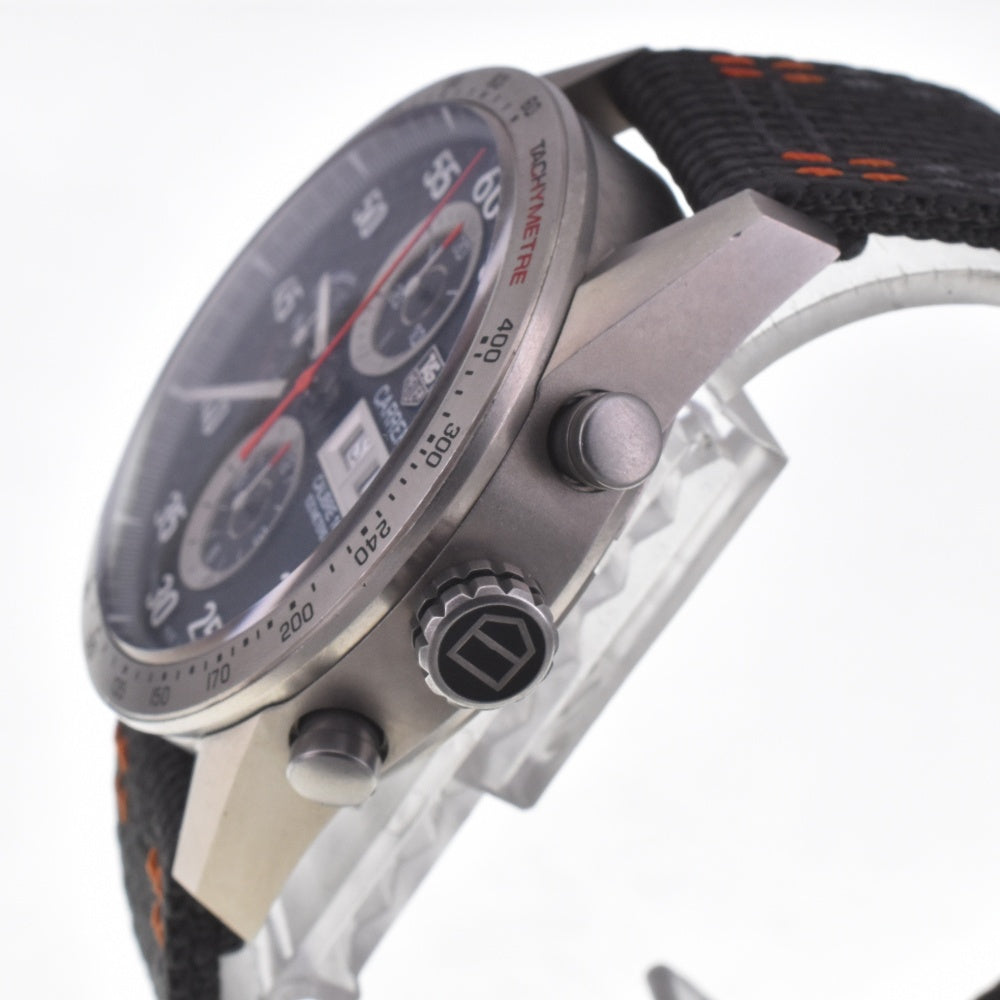 with paper TAG HEUER Carrera tachymeter CV2A80.FC6256 Chronograph day date black Dial Automatic Men's
 Watch D#141718