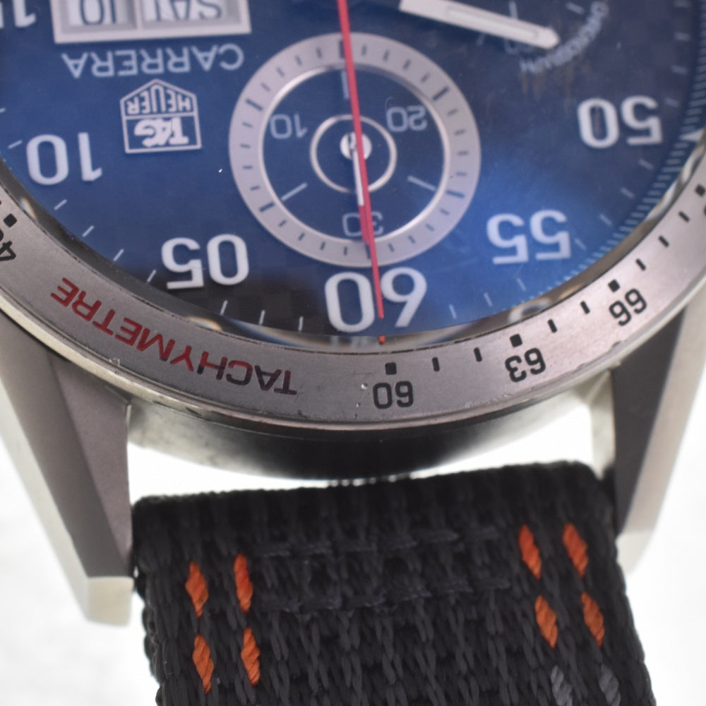 with paper TAG HEUER Carrera tachymeter CV2A80.FC6256 Chronograph day date black Dial Automatic Men's
 Watch D#141718