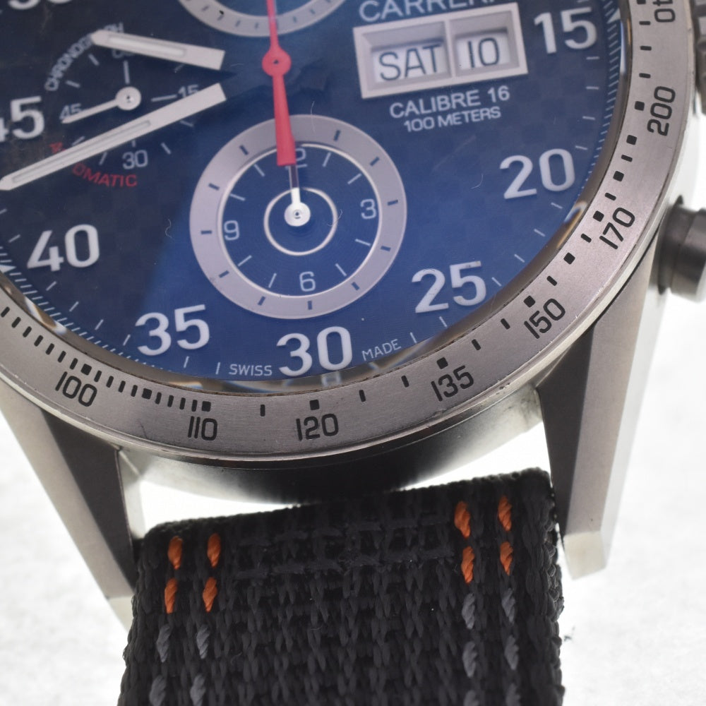 with paper TAG HEUER Carrera tachymeter CV2A80.FC6256 Chronograph day date black Dial Automatic Men's
 Watch D#141718