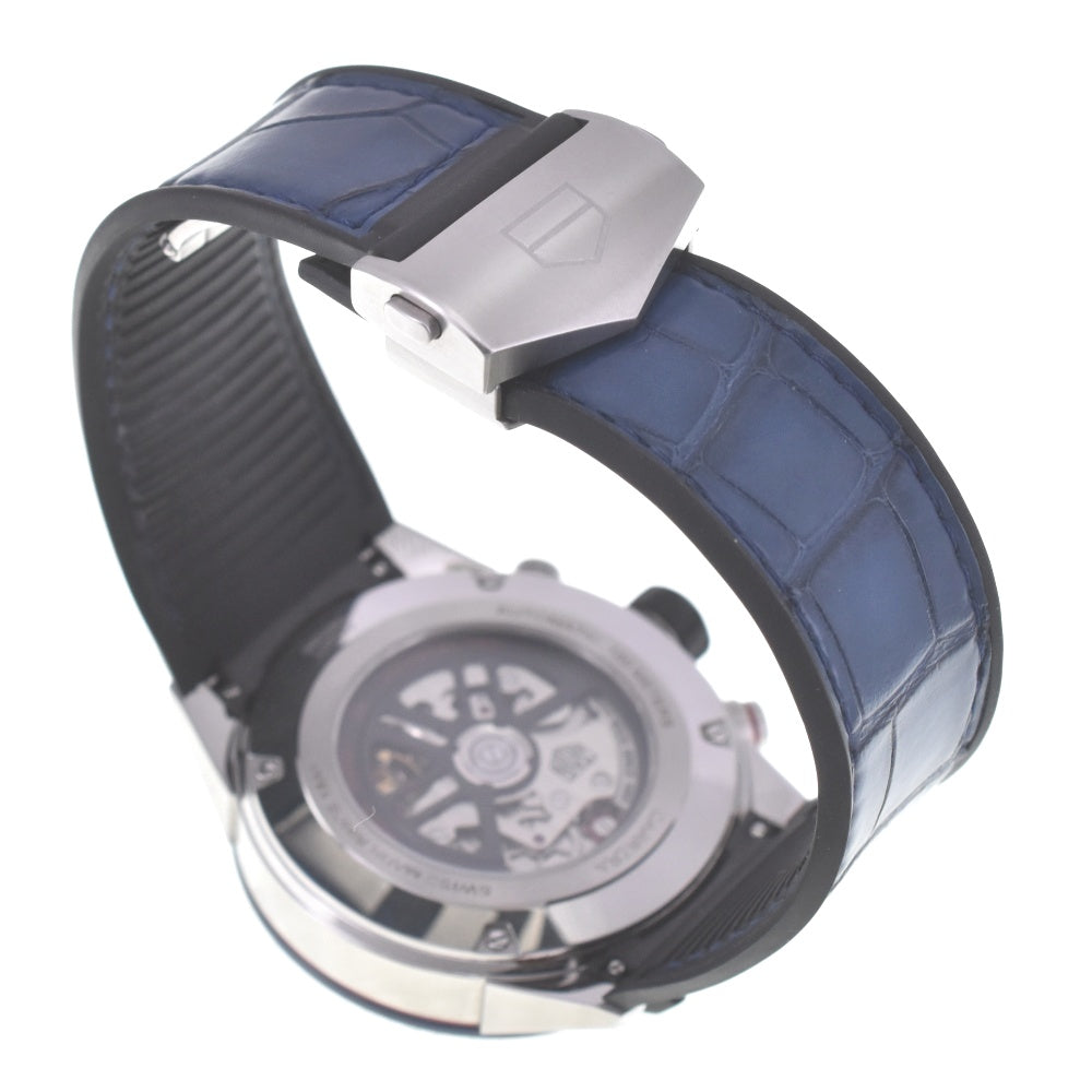 with paper TAG HEUER Carrera Caliber Heuer 02 CBG2A11.FC6460 Chronograph Date Black skeleton Dial Automatic Men's
 Watch R#141729