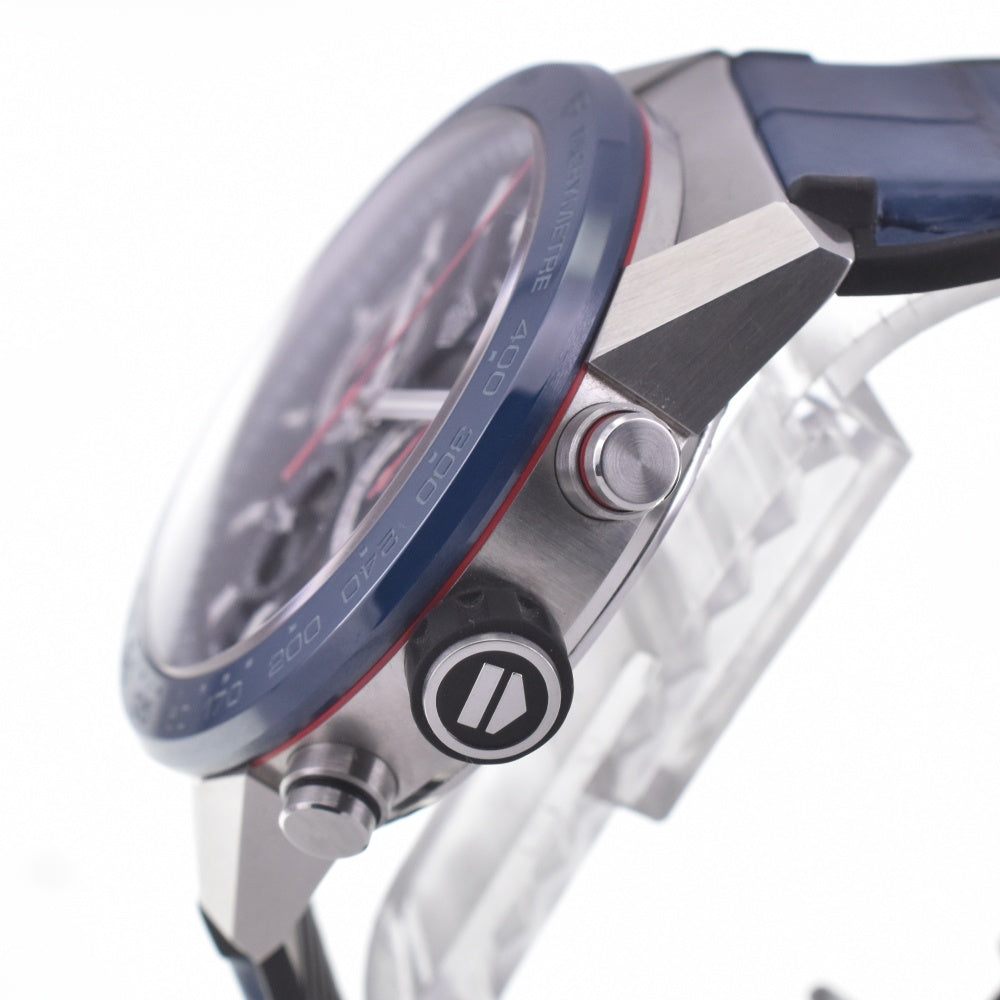 with paper TAG HEUER Carrera Caliber Heuer 02 CBG2A11.FC6460 Chronograph Date Black skeleton Dial Automatic Men's
 Watch R#141729