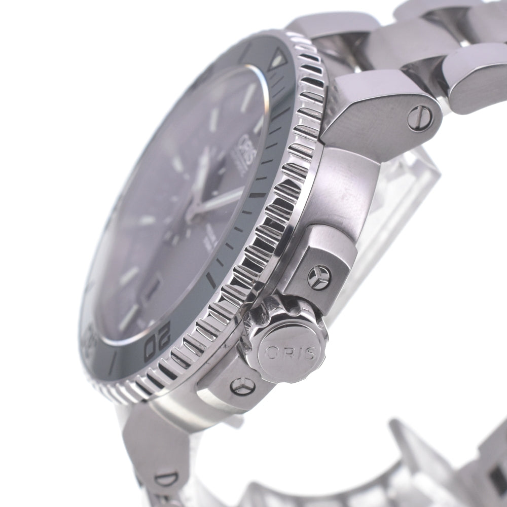 ORIS Aquis 7673 Small second date gray Dial Automatic Men's
 Watch A#141731