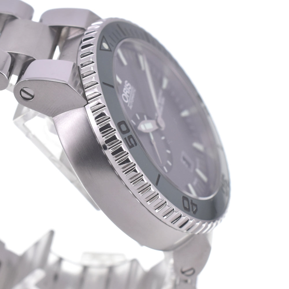 ORIS Aquis 7673 Small second date gray Dial Automatic Men's
 Watch A#141731
