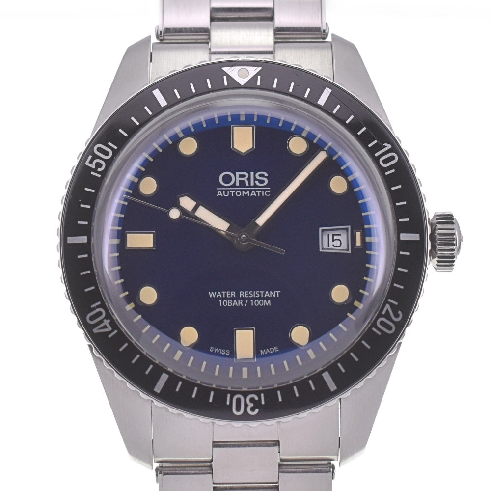 with paper ORIS Divers 65 01 733 7720 4055-07 8 21 18 Date blue Dial Automatic Men's
 Watch A#141732
