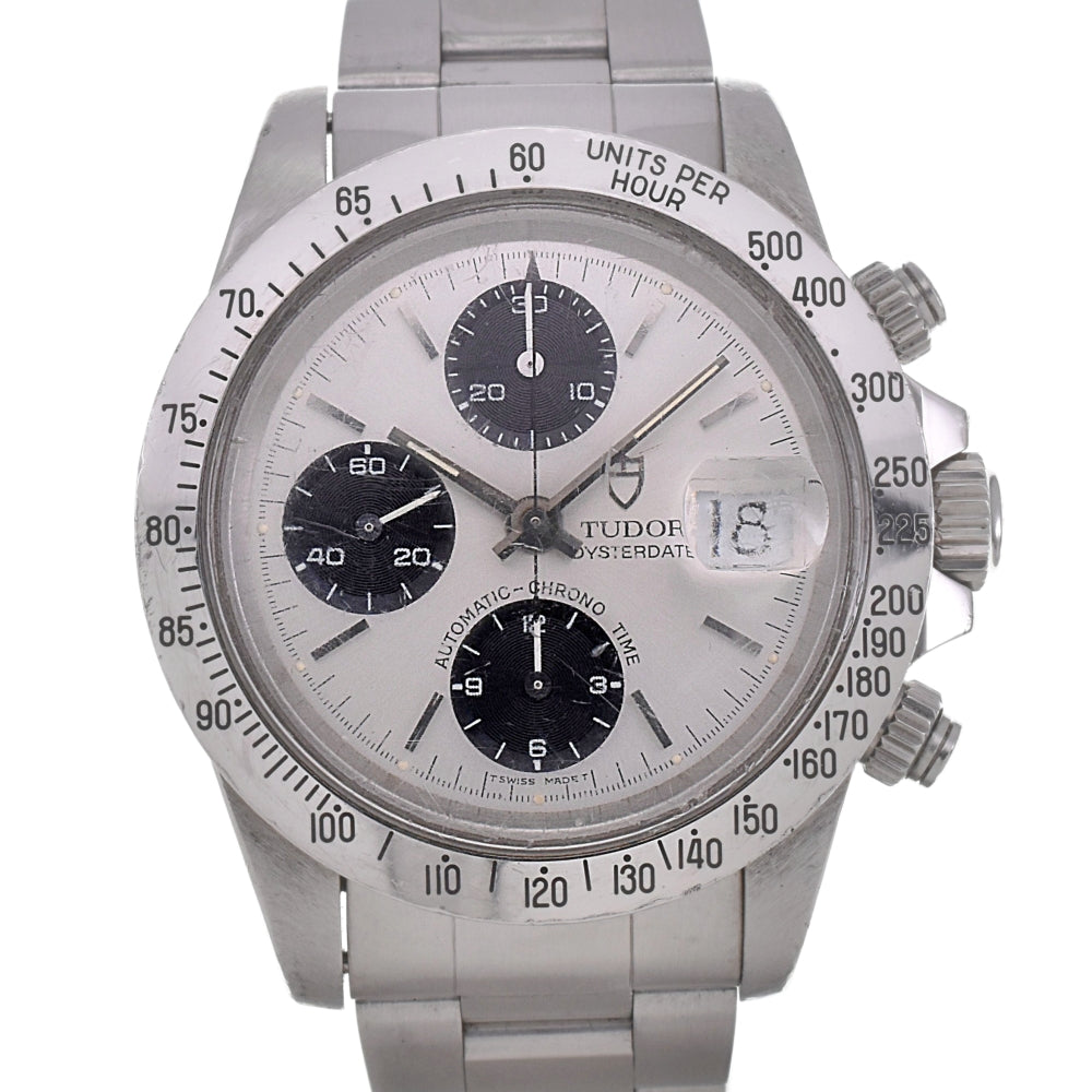 TUDOR Oyster Date Chronotime 79180 kamaboko case Black / Silver Dial Automatic Men's
 Watch C#141735
