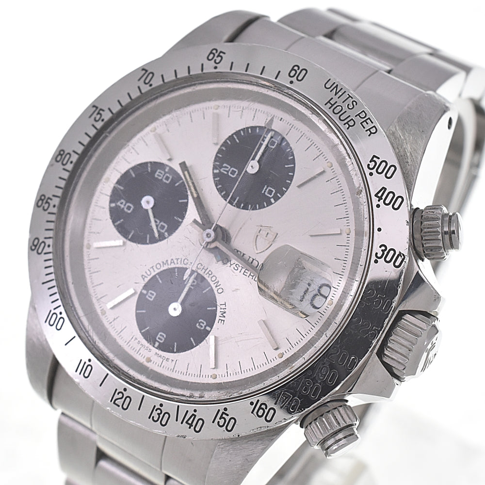 TUDOR Oyster Date Chronotime 79180 kamaboko case Black / Silver Dial Automatic Men's
 Watch C#141735