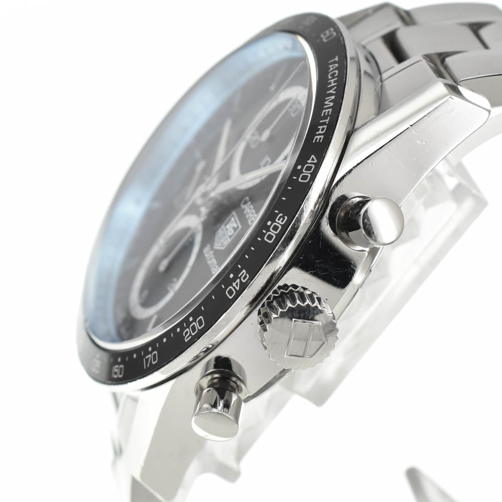 with paper TAG HEUER Carrera CV201X.BA0794 Chronograph Date black Dial Automatic Men's
 Watch C#141738