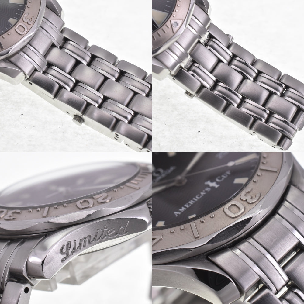 OMEGA Seamaster 300M America's Cup Limited to 9999 pieces 2533.50 K18WGBezel black Dial Automatic Men's
 Watch E#141741