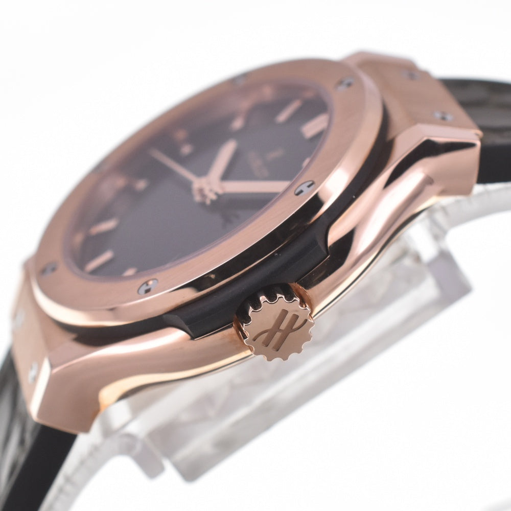 HUBLOT Classic Fusion King Gold Green 581.OX.8980.LR green Dial Quartz Ladies
 Watch A#141756