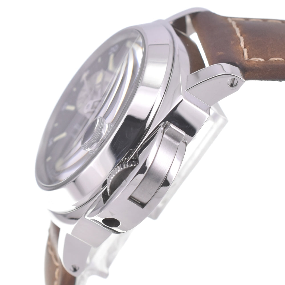 PANERAI Luminor GMT Acciaio PAM01088 Small second date black Dial Automatic Men's
 Watch B#141766