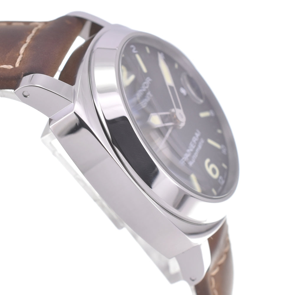 PANERAI Luminor GMT Acciaio PAM01088 Small second date black Dial Automatic Men's
 Watch B#141766