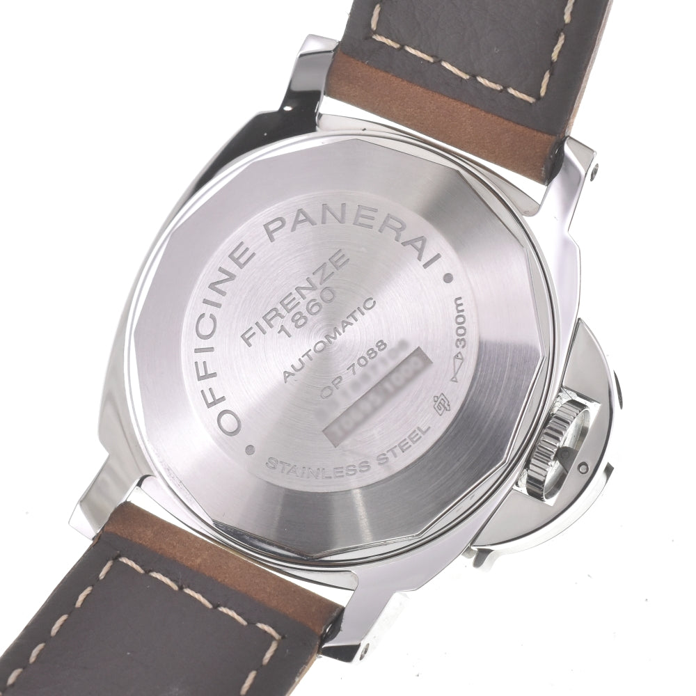 PANERAI Luminor GMT Acciaio PAM01088 Small second date black Dial Automatic Men's
 Watch B#141766