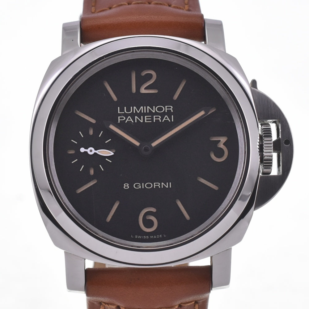 PANERAI Luminor Base 8 Days PAM00915 Small second black Dial Hand Winding Men's
 Watch A#141771