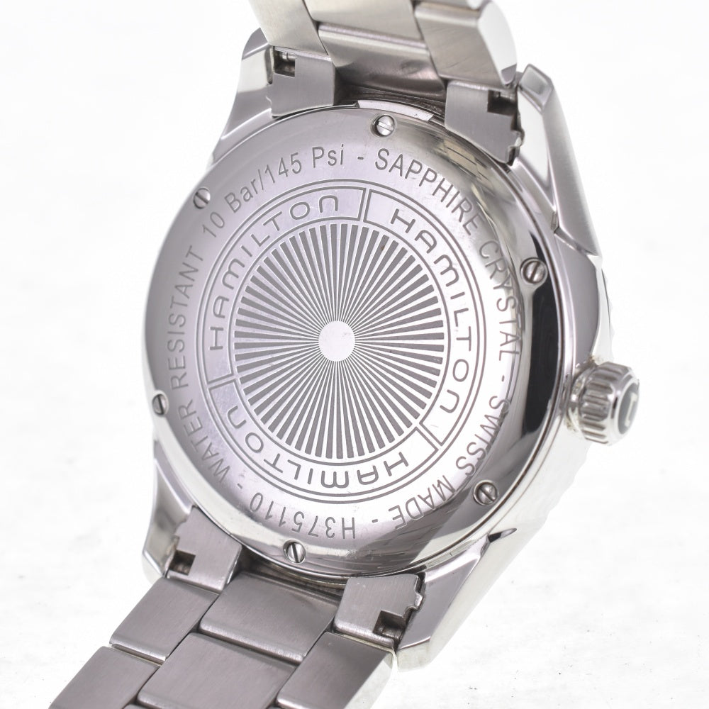 HAMILTON Jazzmaster Seaview H375110 Day date black Dial Quartz Men's
 Watch A#141779