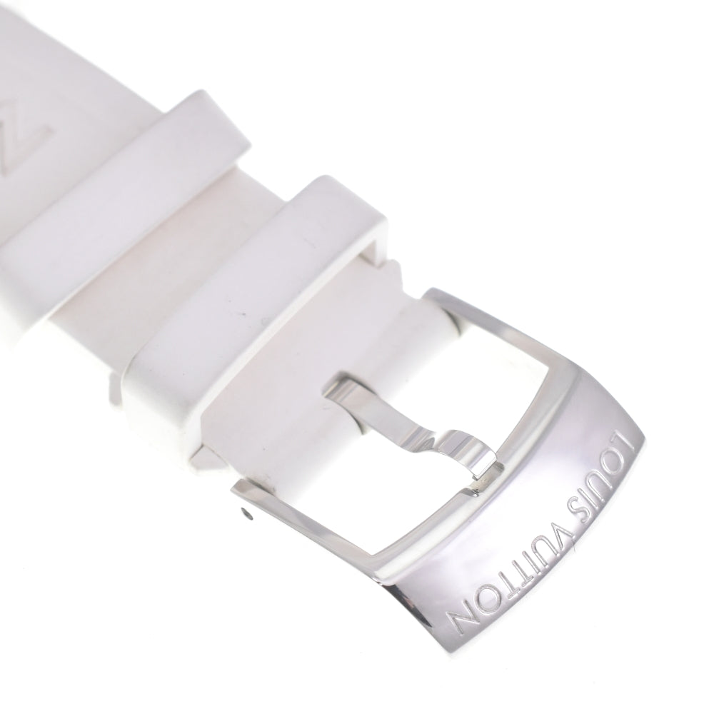 with paper LOUIS VUITTON Tambour Street Diver QA124 Small second Silver Dial Quartz Unisex
 Watch A#141780