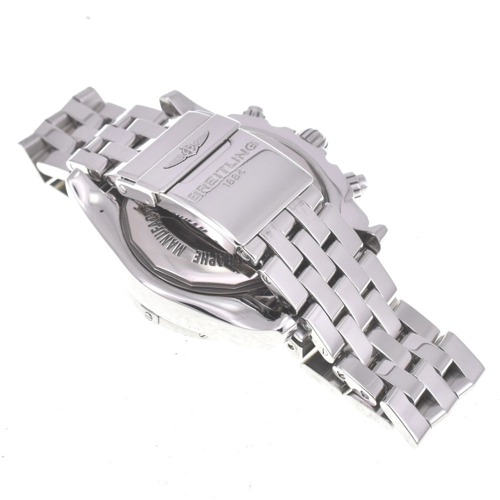 with paper BREITLING Chronomat GMT AB0410 Chronograph Date Silver Dial Automatic Men's
 Watch B#141784