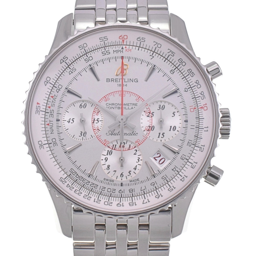 with paper BREITLING Navitimer Montbrillant AB0131 Chronograph Date Limited to 2000 pieces worldwide Silver Dial Automatic Men's
 Watch C#141788