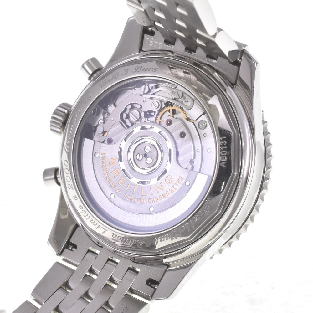 with paper BREITLING Navitimer Montbrillant AB0131 Chronograph Date Limited to 2000 pieces worldwide Silver Dial Automatic Men's
 Watch C#141788