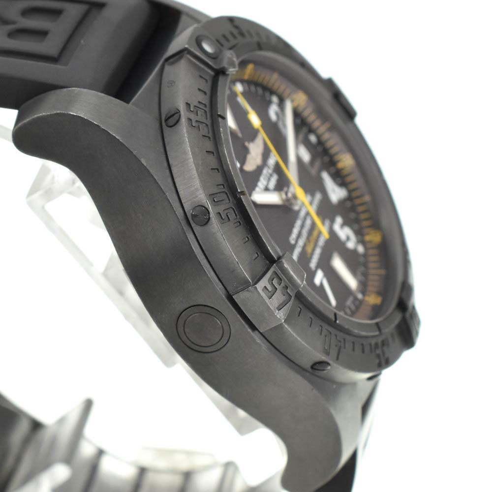 BREITLING Avenger Seawolf M17330 Black Steel Limited to 1000 pieces black Dial Automatic Men's
 Watch I#141798